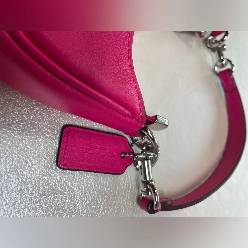 Coach NWOT Mini Twisted Teri Bag in Dragon Fruit 🐉 - Picture 13 of 17